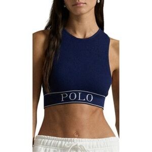 Polo Ralph Lauren Rib-knit Logo Bralette